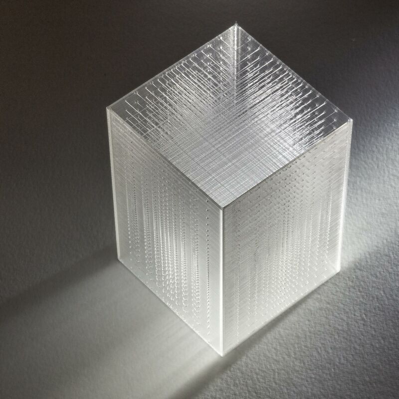 Exponential Lattice in Light - a Sculpture & Installation by Lewis Brown